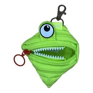 Zipit Coin Purse - Green One-Eyed Monster